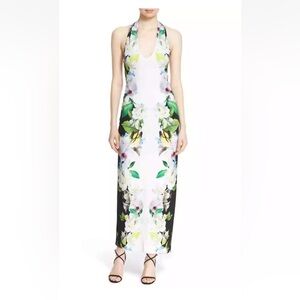 Ted Baker Torus full length floral halter Maxi Dress